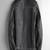 Men's black quilted shoulder rub off genuine leather jacket