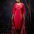 pink fancy silk kurta set