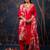 pink fancy viscose rayon kurta set