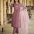 light-purple fancy pure silk blend kurta set