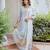 grey fancy viscose kurta set