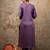 lavender fancy viscose rayon kurta set