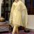 yellow fancy viscose kurta set