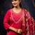 pink fancy silk kurta set