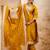 mustard fancy blended cotton kurta set