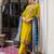 yellow fancy viscose rayon kurta set