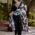 black fancy viscose rayon kurta set