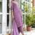 lavender fancy silk blend kurta set