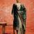 green fancy cotton silk kurta set