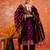 wine fancy cotton silk kurta set