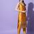 mustard fancy cotton silk kurta set