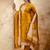 mustard fancy blended cotton kurta set