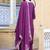 purple fancy viscose rayon kurta set