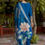 blue fancy viscose kurta set