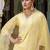 yellow fancy viscose kurta set
