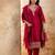 pink fancy chanderi silk kurta set