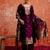 wine fancy cotton silk kurta set