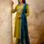mehendi fancy silk blend kurta set