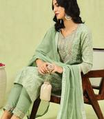 pear fancy chanderi kurta set
