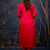 pink fancy viscose rayon kurta set