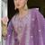 lavender fancy silk blend kurta set