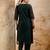 green fancy chanderi silk kurta set