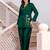 green fancy silk blend kurta set