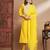 mustard fancy cotton silk kurta set