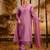 lavender fancy viscose kurta set