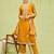 yellow fancy viscose kurta set
