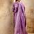 lavender fancy blended cotton kurta set