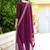purple fancy viscose rayon kurta set