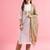 white fancy cotton kurta set