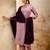 lavender fancy silk blend kurta set