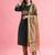 green fancy cotton kurta set