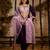 purple fancy viscose rayon kurta set