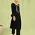 black fancy viscose kurta set