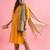 yellow fancy cotton kurta set
