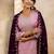 lavender fancy silk blend kurta set