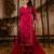 maroon fancy silk blend kurta set