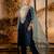 teal fancy viscose rayon kurta set