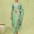 pear fancy silk blend kurta set