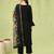 black fancy viscose kurta set