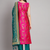 rani-pink fancy cotton silk kurta set