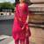 pink fancy viscose kurta set