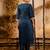 teal fancy viscose rayon kurta set
