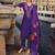 purple fancy viscose kurta set