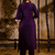 purple fancy viscose rayon kurta set