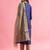 blue fancy cotton kurta set