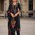 black fancy viscose kurta set